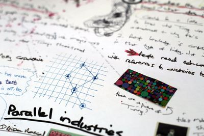 Hand-written sketches and notes